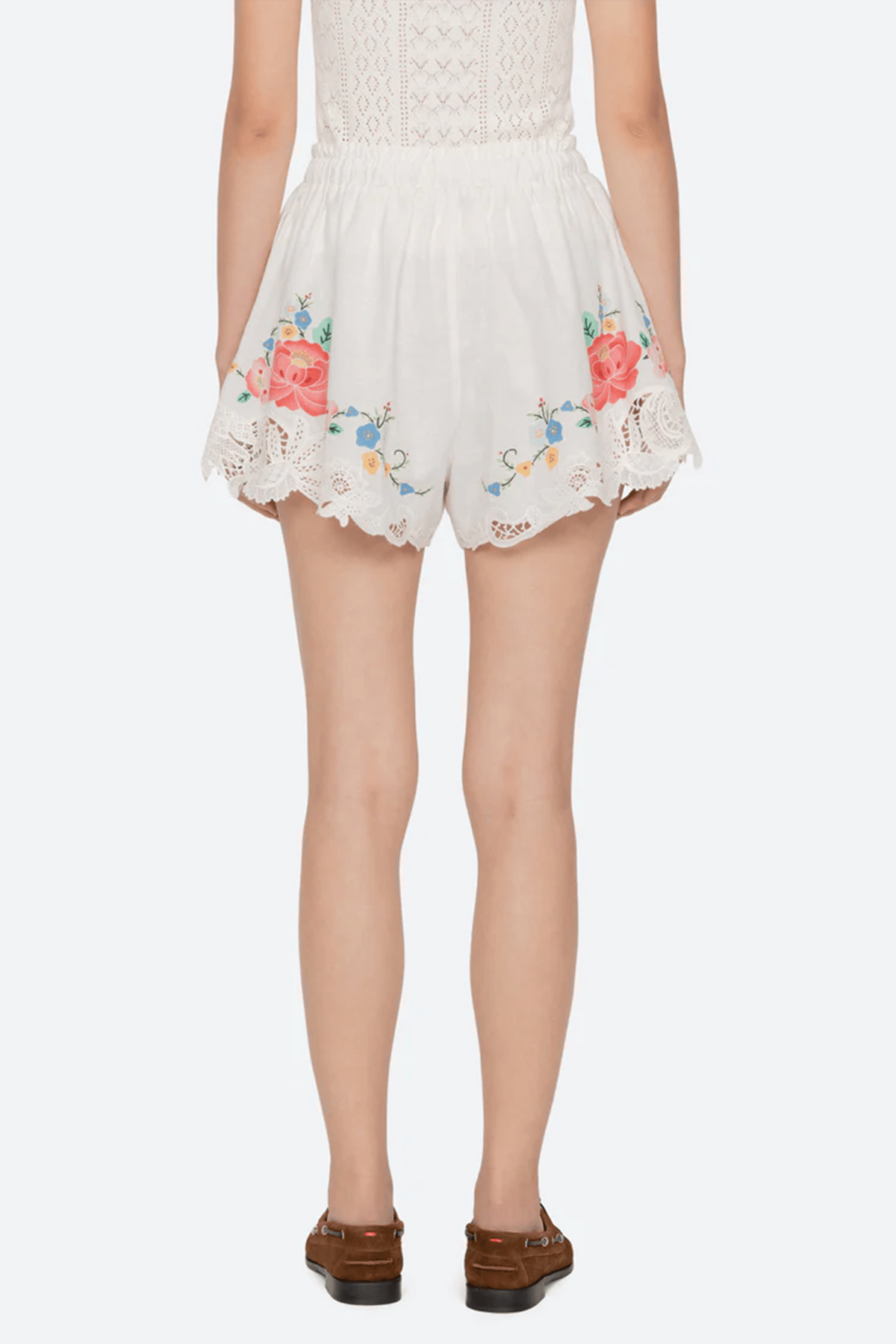 Sea Astrid Embroidery Shorts in Multi