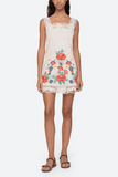 Sea Astrid Embroidery Tank Dress in Multi