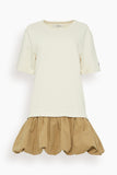 Sea Tops Carolina Chino T-Shirt Bubble Dress in Chino Carolina Chino T-Shirt Bubble Dress in Chino