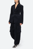 Sea Garrett Corduroy Pant in Navy