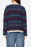 Sea Preston Knit Tie Front Cardigan in Navy
