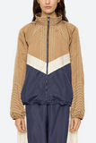 Quinn Embroidered Beaded Windbreaker in Multi