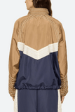 Quinn Embroidered Beaded Windbreaker in Multi