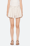 Sea Stasia Denim Jean Shorts in Cream