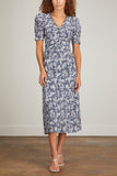 Sea Dresses Suzie Print Short Sleeve Dress in Navy
