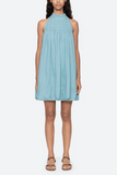 Sea Violet Halter Mini Dress in Blue