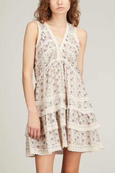 Sea Dresses Yvonne Print Sleeveless Dress in Lilac Sea Yvonne Print Sleeveless Dress in Lilac