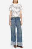 Zayna Denim Straight Leg Jean in Blue