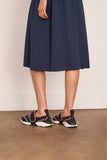 Marni Mary Jane Running Sneaker in Dark Blue/Black