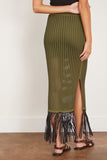 Simkhai Skirts Arden Skirt in Army Green Simkhai Arden Skirt in Army Green