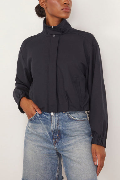 Simkhai Jackets Geniveve Cropped Track Jacket in Dark Midnight Simkhai Geniveve Cropped Track Jacket in Dark Midnight