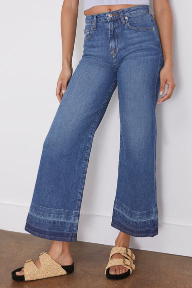 Simkhai Jeans Jude Mid Rise Crop Wide Leg Jean in Coronado Simkhai Jude Mid Rise Crop Wide Leg Jean in Coronado