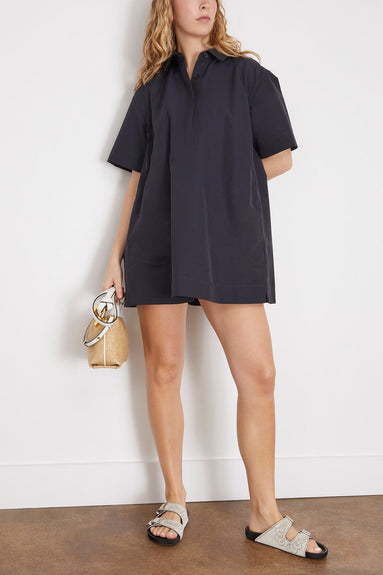 Simkhai Dresses Lucienne Short Sleeve Mini Dress in Midnight