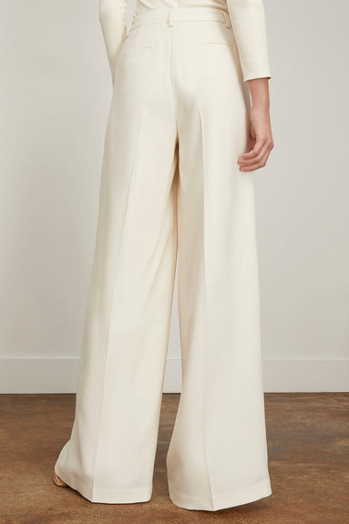 Simkhai Pants Sanaz Pleated Trouser in Natural White Simkhai Sanaz Pleated Trouser in Natural White