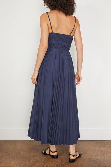 Simkhai Casual Dresses Stephanie Sleeveless Midi Dress in Midnight Simkhai Stephanie Sleeveless Midi Dress in Midnight