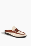Simkhai Dean Canvas Combo Loafer Mule in Natural Saddle