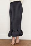 Hollis Midi Skirt in Black