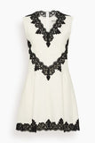 Simkhai Minna Mini Dress in Ivory/Multi