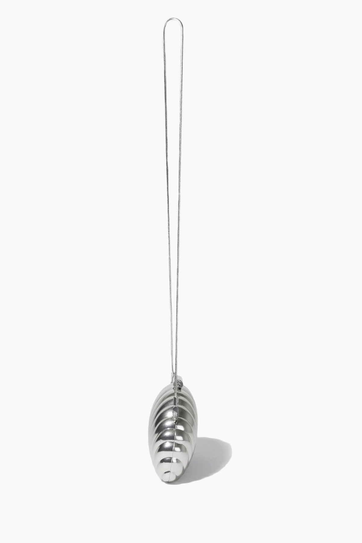 Simkhai Monet Shell Clutch in Silver