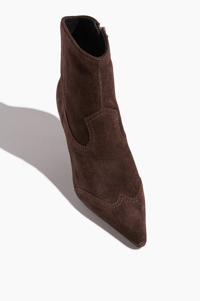 Simkhai Ankle Boots Shadow Western Suede Boot in Cacao Simkhai Shadow Western Suede Boot in Cacao