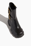 Simkhai Ankle Boots Sid Leather Buckle Lug Sole Boot in Black Simkhai Sid Leather Buckle Lug Sole Boot in Black
