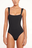 Staud Adelaide One Piece in Black