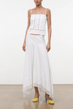 Staud Ainsley Skirt in Ivory