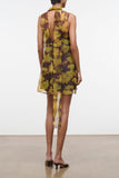 Staud Albee Mini Dress in Golden Daisy