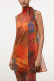 Staud Albee Mini Dress in Superbloom