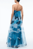 Staud Allyson Dress in Blue Haze