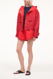 Staud Alta Jacket in Cardinal