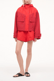 Staud Alta Jacket in Cardinal
