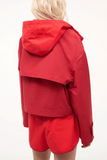 Staud Alta Jacket in Cardinal