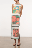 Staud Bryn Top in Superbloom Scarf
