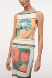 Staud Bryn Top in Superbloom Scarf