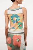 Staud Bryn Top in Superbloom Scarf