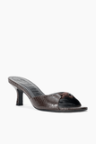 Staud Brynn Mule in Espresso Snake