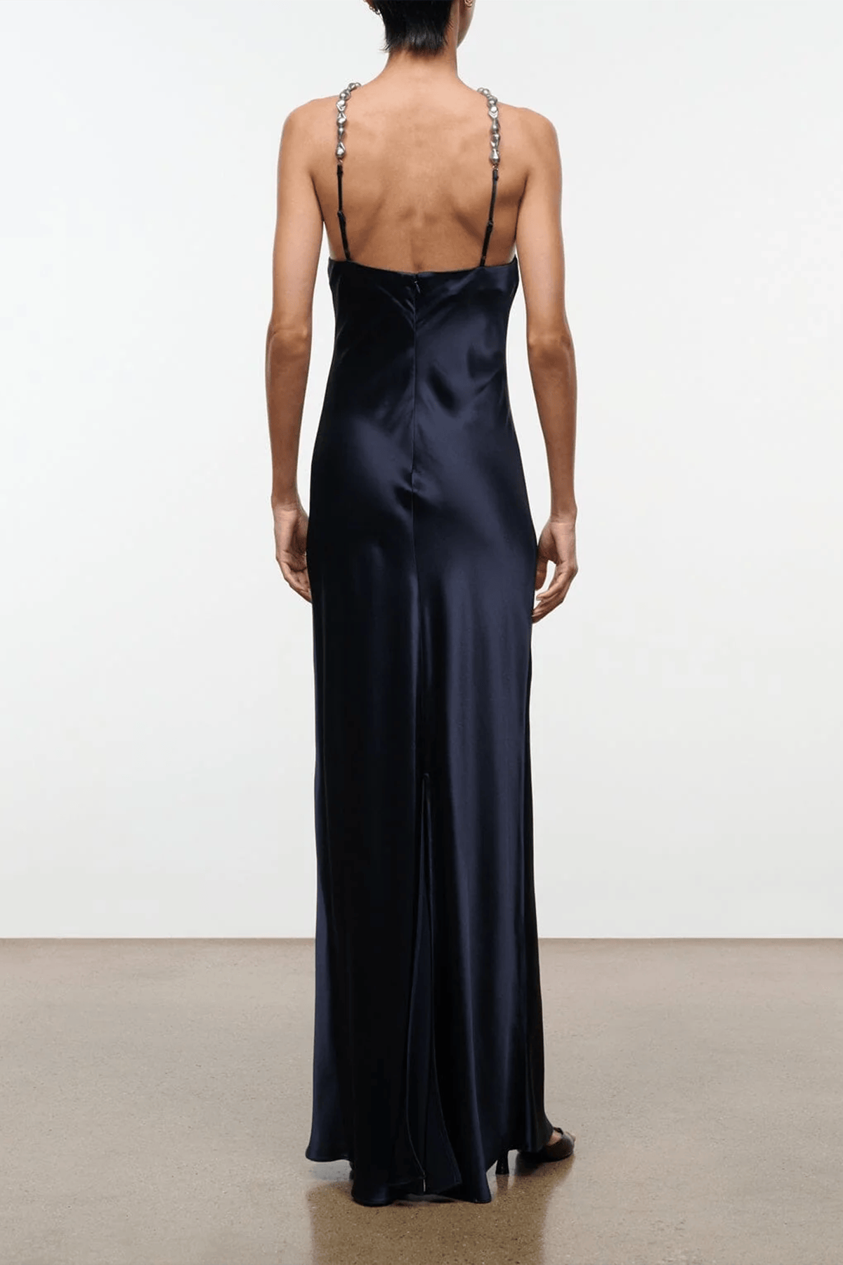 STAUD, Cadence Dress in Navy, Size 12