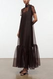 Staud Calluna Dress in Earth