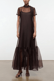 Staud Calluna Dress in Earth