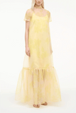 Staud Calluna Dress in Lemon Grove