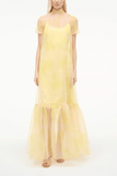 Staud Calluna Dress in Lemon Grove