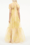 Staud Calluna Dress in Lemon Grove