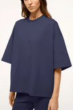 Staud Capsule Top in Navy