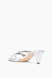Staud Carrie Mule in Silver