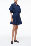 Staud Cori Dress in Navy