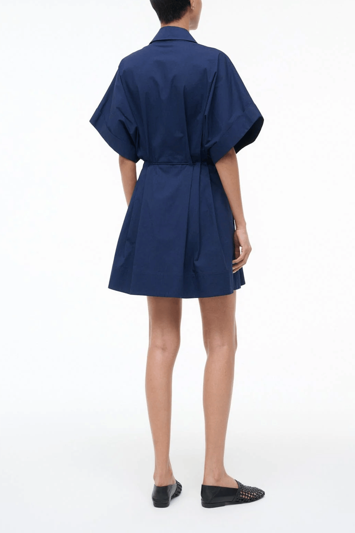 Staud Women's Cori Zip Dress - Blue - Size XL Staud Women's Cori Zip Dress - Blue - Size XL