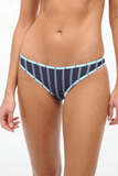 Staud Coto Bikini Bottom in Redondo Stripe