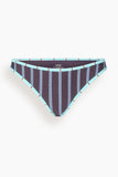 Staud Coto Bikini Bottom in Redondo Stripe