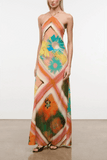 Staud Cubism Dress in Superbloom Scarf